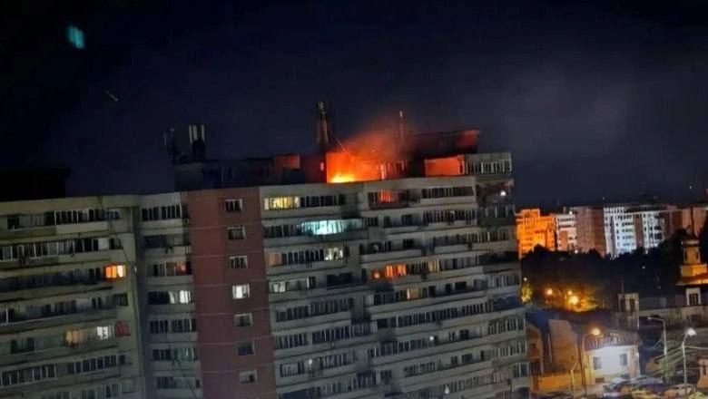 Дрон врезался в жилой дом в румынском городе Галац, который находится недалеко от Одесской области