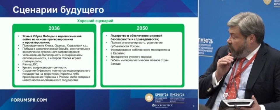 На ПМЭФ показали возможные сценарии будущего России На ПМЭФ показали возможные сценарии будущего России