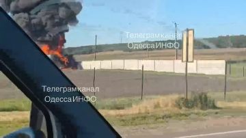 В Одессе «Герань» прилетела по стоянке бензовозов