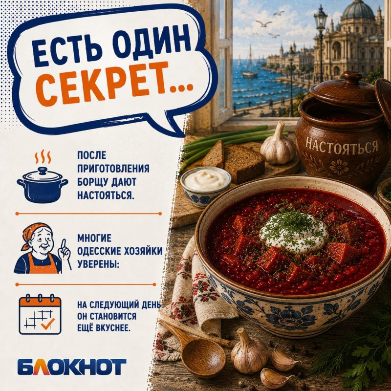 Готовим борщ по-одесски. Если спросить у десяти одесситов, каким должен быть настоящий борщ, скорее всего, вы получите десять разных ответов Готовим борщ по-одесски. Если спросить у десяти одесситов, каким должен быть настоящий борщ, скорее всего, вы получите десять разных ответов