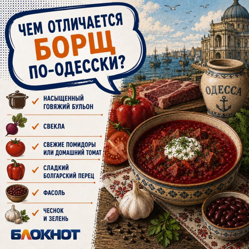Готовим борщ по-одесски. Если спросить у десяти одесситов, каким должен быть настоящий борщ, скорее всего, вы получите десять разных ответов Готовим борщ по-одесски. Если спросить у десяти одесситов, каким должен быть настоящий борщ, скорее всего, вы получите десять разных ответов