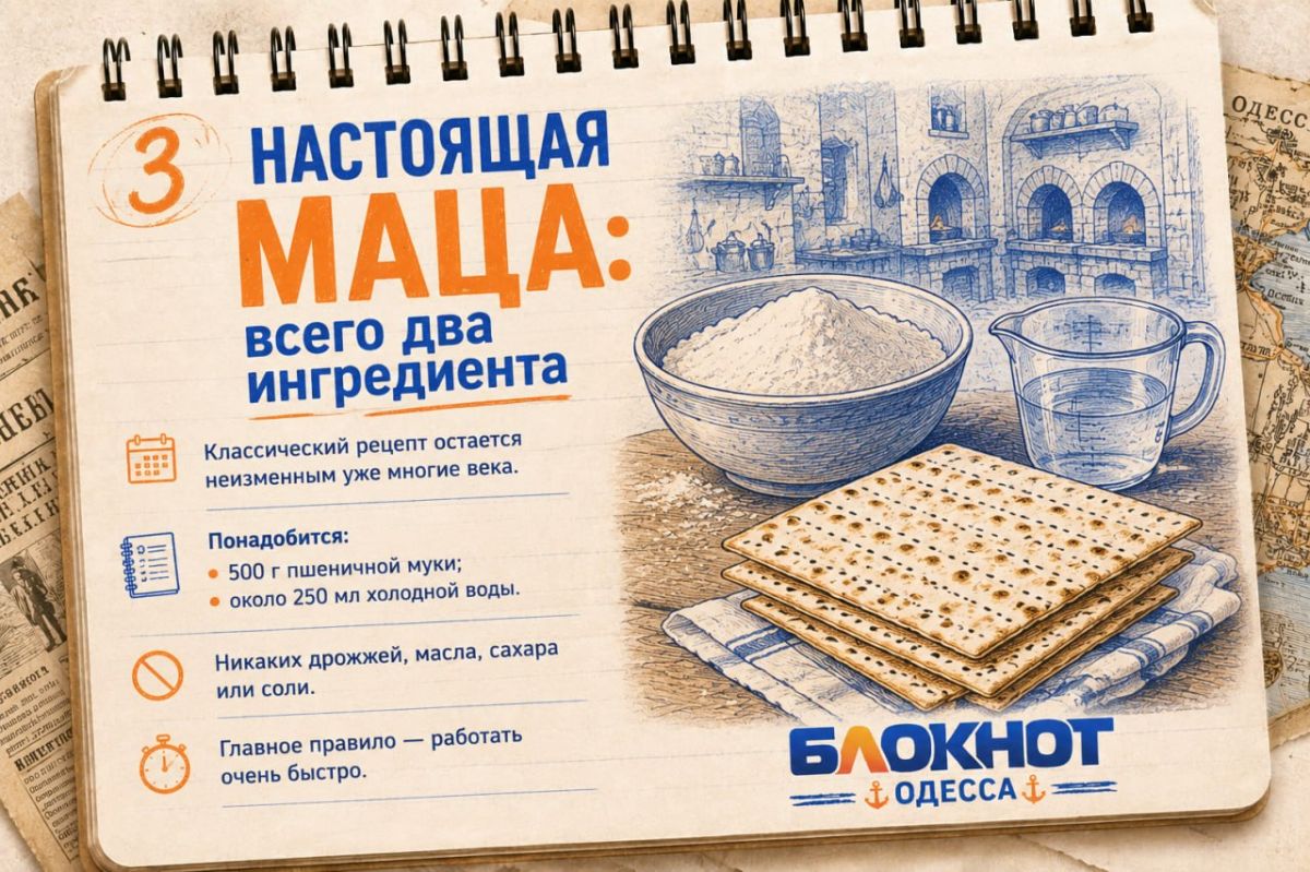 Маца - хлеб, который в Одессе любили не только евреи Маца - хлеб, который в Одессе любили не только евреи