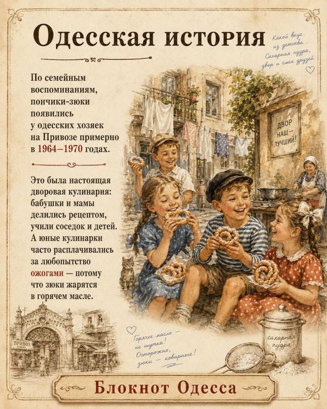 Зюки по-одесски: пончики, которые переносят прямиком в детство Зюки по-одесски: пончики, которые переносят прямиком в детство