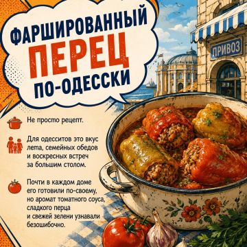 Фаршированный перец: блюдо, ставшее символом домашней Одессы
