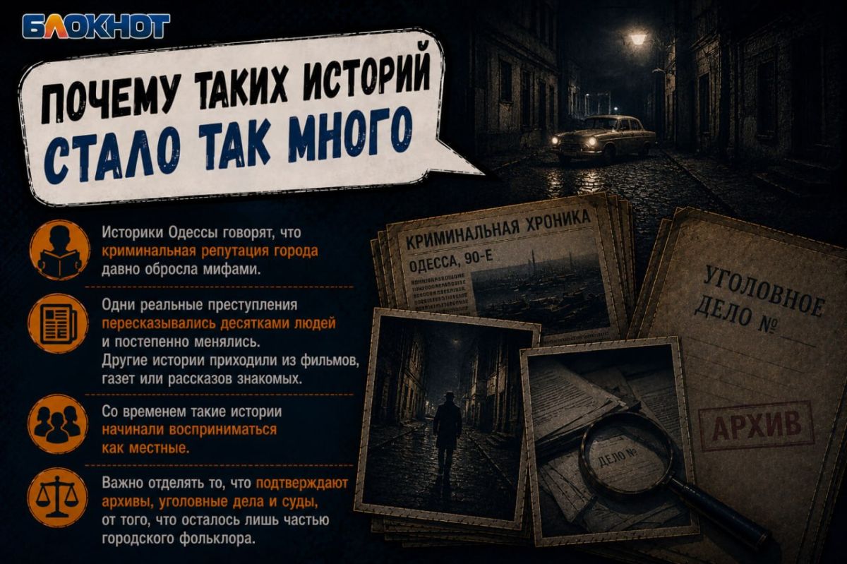 Криминальные легенды Одессы: правда или городской фольклор? Криминальные легенды Одессы: правда или городской фольклор?