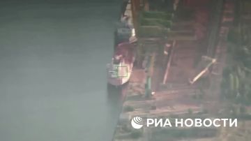 Минобороны показало удары «Геранями» по сухогрузам в районе Одессы и Николаева