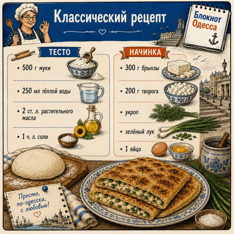 Плацинда: выпечка, которая стала одесской раньше многих одесситов Плацинда: выпечка, которая стала одесской раньше многих одесситов