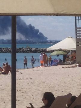 В Одессе стабильно каждое утро горят порты