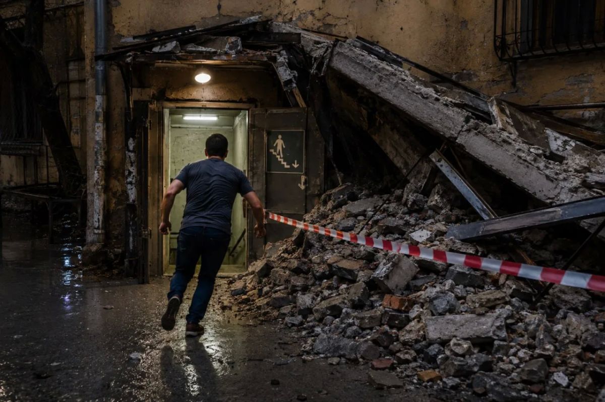 В Одессе мужчина погиб во время воздушной тревоги
