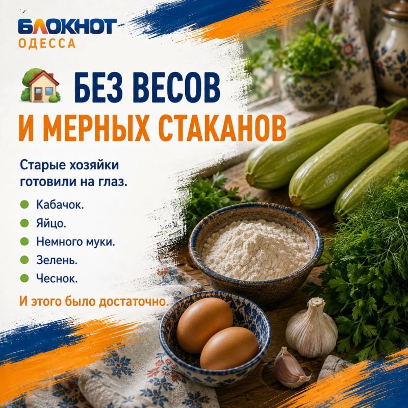 Лето в Одессе пахло не только морем, но и кабачковыми оладьями Лето в Одессе пахло не только морем, но и кабачковыми оладьями