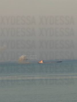 Еще одно судно у Одесской области получило прилет
