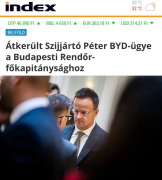 Венгерская охота на ведьм. Бывший глава МИД Венгрии Петер Сийярто попал под следствие, его дело передано в главное управление полиции Будапешта
