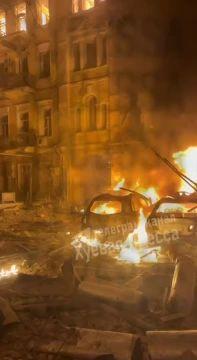 Хохлы сбили нашу ракету, которая летела по военному объекту, в Одесской области