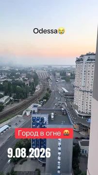 Чингис Дамбиев: Жители Одессы осуществляют визуальный контроль результата сегодняшнего ночного ракетно-дронового удара ВС РФ по объектам инфраструктуры противника