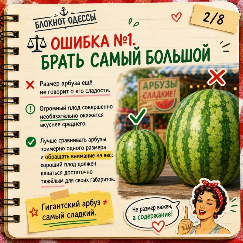 Как выбрать сладкий арбуз и не разочароваться дома Как выбрать сладкий арбуз и не разочароваться дома