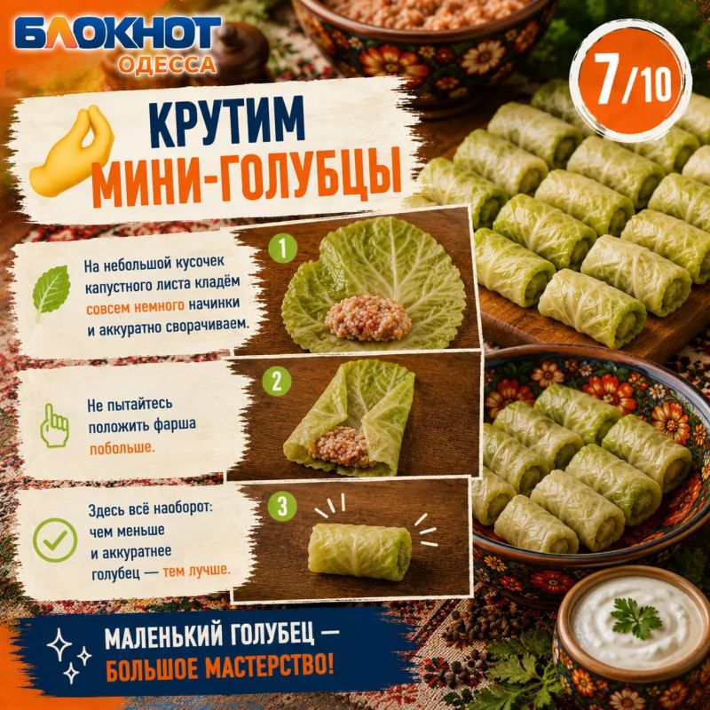 Маленькие, сочные и такие вкусные: готовим голубцы по-бессарабски Маленькие, сочные и такие вкусные: готовим голубцы по-бессарабски