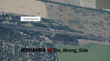 Уничтожение железнодорожной логистики ВСУ в Одесской области с помощью БПЛА "Герань"