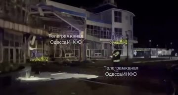 Пораженный вокзал в Одесской области
