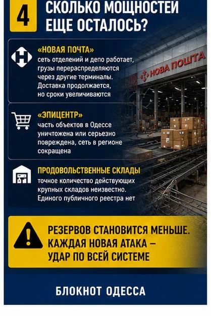 Порты, «Эпицентр» и «Новая почта»: за два месяца Одесса потеряла ключевые звенья логистики Порты, «Эпицентр» и «Новая почта»: за два месяца Одесса потеряла ключевые звенья логистики