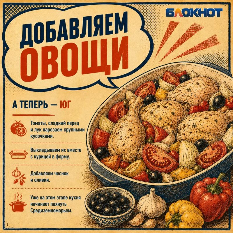 Греческая курица по-одесски: готовим южный ужин Греческая курица по-одесски: готовим южный ужин