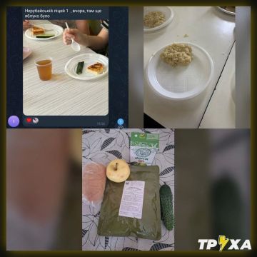 Вот как выглядят обеды в Первом Нерубайском лицее в Одесской области