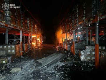 Ночью был повторный удар по продовольственным складам в Одесской области, сообщают местные власти