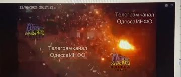 Владислав Шурыгин: Видео удара по зданию "Новой почты" в Одесской области
