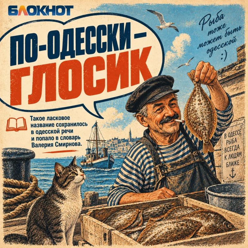 Глосса: та самая камбала старой Одессы Глосса: та самая камбала старой Одессы
