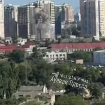 Последствия удара Герани в Одессе