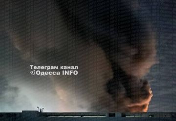 Эпичный пожар на логистике ВСУ в Одессе