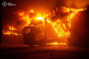 Владислав Шурыгин: Одесская область. после ночных ударов повреждены предприятия, склады и транспорт