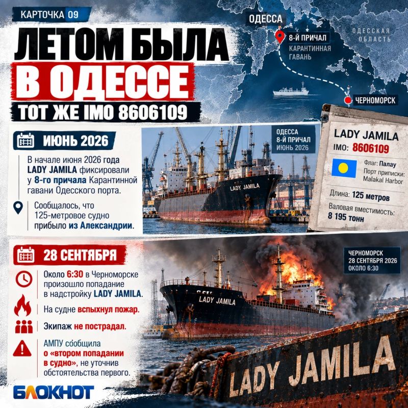 39 лет в море и 42 нарушения: что скрывает подбитое у Одессы судно LADY JAMILA 39 лет в море и 42 нарушения: что скрывает подбитое у Одессы судно LADY JAMILA