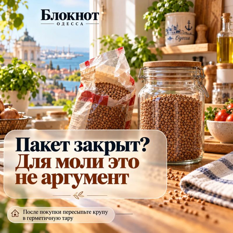 Моль в гречке? Таки выселяем без разговоров Моль в гречке? Таки выселяем без разговоров
